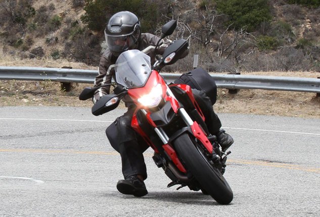 2013 Ducati Hyperstrada Action Front