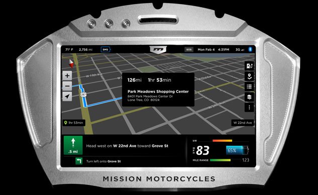 Mission Motorcycles RS GPS