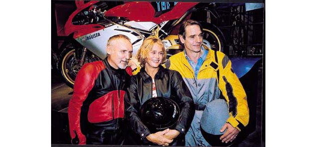 Dennis Hopper, Lauren Hutton and Jeremy Irons