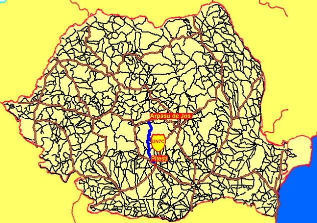 Transfagarasan Map