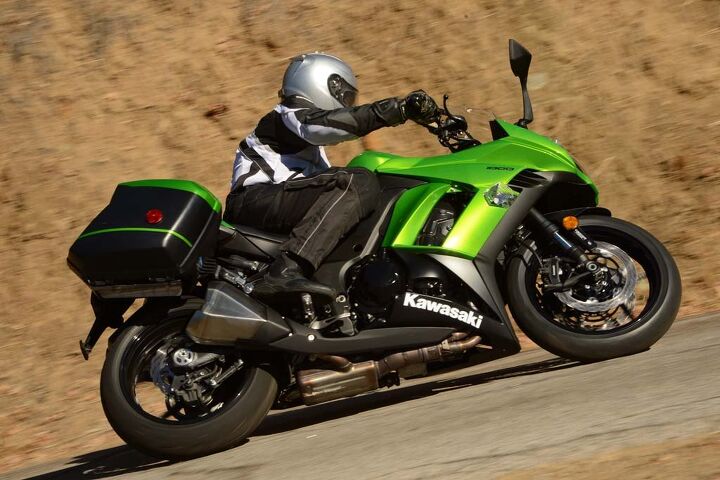 It could be the lack of weight upon the front wheel, the continued use of a 190/55-17 rear tire or a combination of both, but the Ninja’s front end lacks some confidence when it flops into turns and doesn’t stick to the rider’s chosen arc. Otherwise, handling characteristics from the Ninja’s chassis and suspension are commendable.