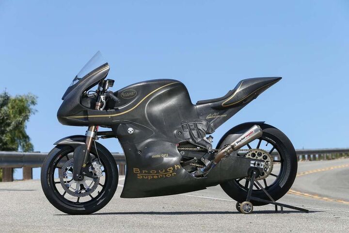 Unconventional thinking, like a monocoque chassis constructed entirely of carbon fiber, a rear-mounted radiator, and A-arm front suspension are just a few ways Taylor and Keogh differentiate this bike from the rest.