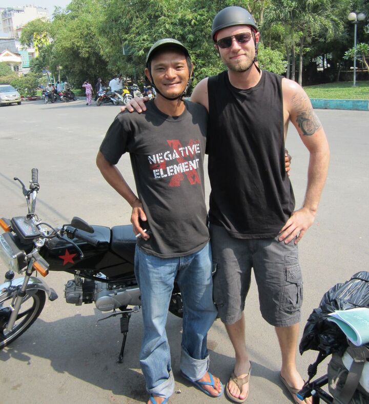 Vietnam Motorcycling Mark and Chan