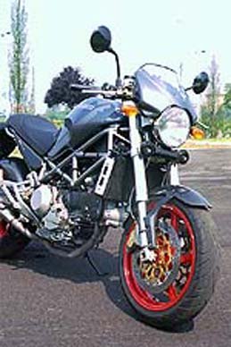 2001 Ducati Monster S4 right front profile
