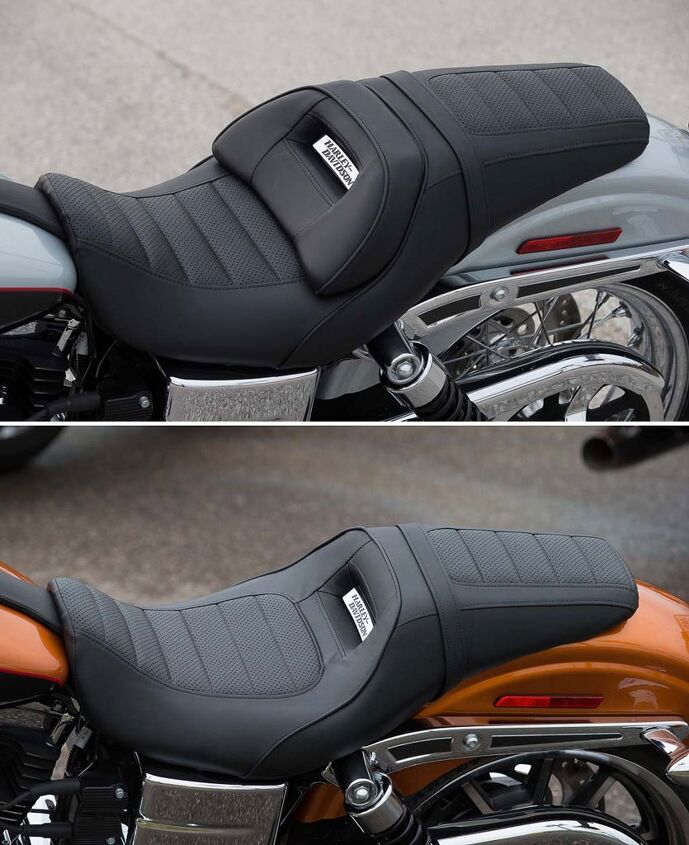 Sometimes a simple solution is the best one. Take a look at how the same seat can support two different sized riders.