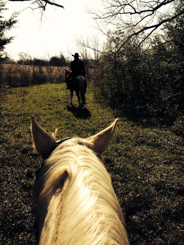 A nice ride on one of Mr. Elick’s retired cutting horses is just the thing to make you re-appreciate your motorcycle.