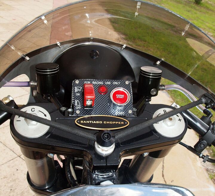 Santiago Choppers Moto Guzzi Instruments