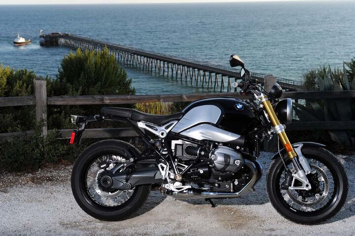 The R nineT strikes an alluring pose. It’s smaller and more beautiful than it looks in pictures. 
