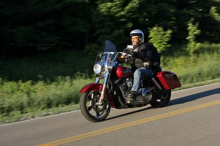 Drew riding on the Highland Scenic Highway.