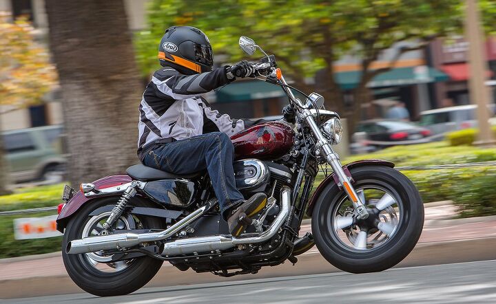 “The Sporty may not have won this shootout, but I don’t begrudge anyone who decided to lay down their money at a Harley dealership. It’s perhaps the best urban-use bike of the group.” – Kevin Duke