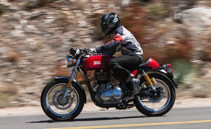 The Thumper sound and cafe styling are undoubtedly the coolest aspects of the Royal Enfield Continental GT.