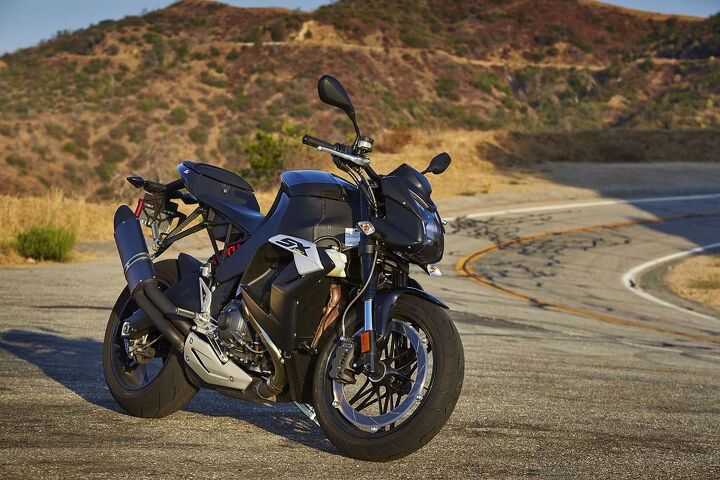 Erik Buell Racing might be a little late to the Streetfighter party (a category Buell arguably created), but the EBR 1190SX is a worthy competitor to the mighty KTM.