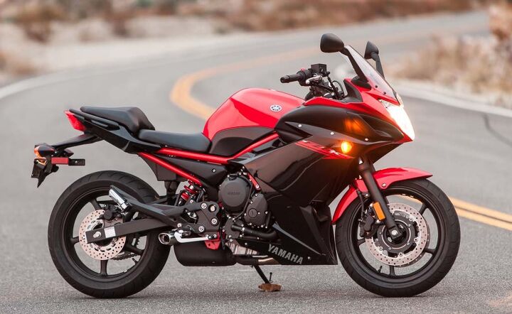 While the Kawasaki received a significant update a few years ago, and the all-new Honda entered the scene, the aging Yamaha FZ6R is still our choice as the bike to have in the intermediate fully-faired sporty bike category.