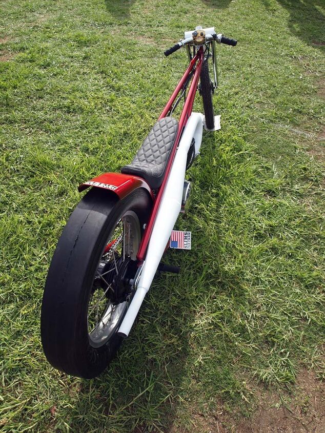 Best You Can Never Be Too Thin Bike. A 1983 Yamaha 460cc dragster by Slim Fabrications. 