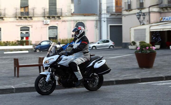 Riding Gear: Arai Helmet - Signet Q “Zero Red” / Alpinestars Gear - Mono Fuse Gore-Tex boots / Bogota Drystar jacket and pants.