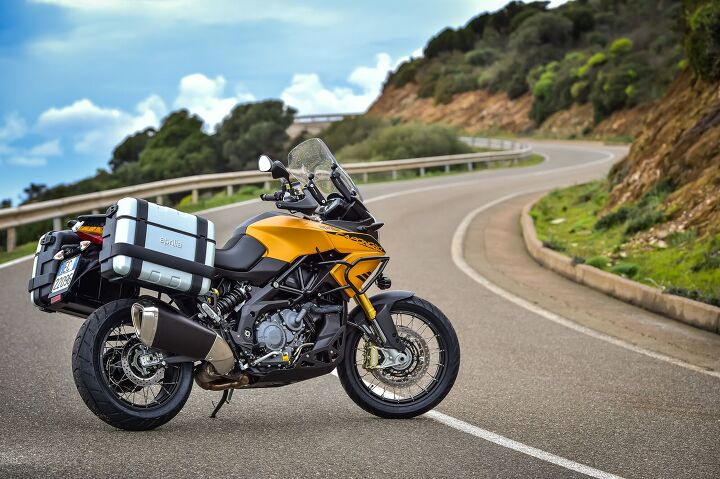 The Aprilia Caponord Rally is ready for whatever adventure awaits. 