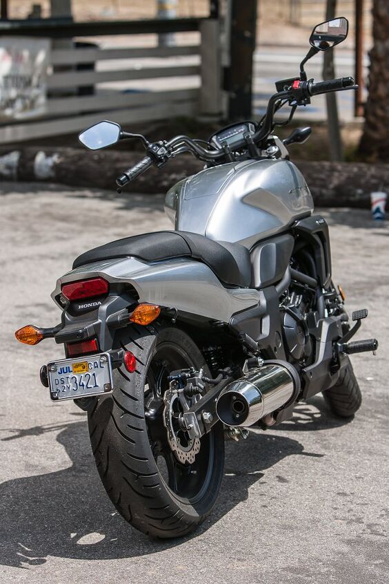 The CTX is the most polished, comfortable and easiest-riding package. Some say “appliance-like” as if it’s a bad thing. And even if you ordered up the Dual Clutch auto transmission/ABS option, MSRP $7,599, it’s still a little cheaper than the Harley.