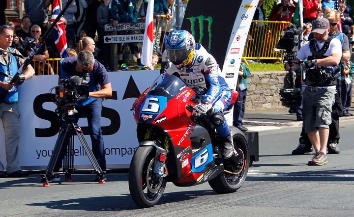 Guy Martin was a last-minute replacement for William Dunlop.