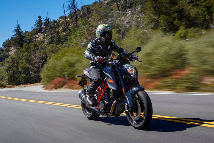 What’s not to love about the KTM Super Duke R? It’s shockingly powerful, blisteringly fast, and best of all, it’s all-day comfortable!
