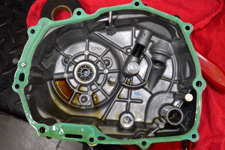 ...If you’re careful and/or lucky, the stock gasket will remain intact once the cover is removed. It’s a good idea to have a replacement gasket in case the stock one doesn’t cooperate upon removal. 