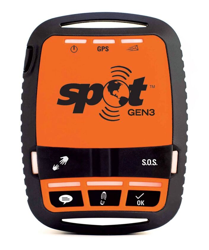 The SPOT Gen3 measures 3.5 inches by 2.5 inches, and weighs 3.2 ounces with four AAA batteries installed. There’s also a port for directly connecting the SPOT Gen3 to your bike’s power outlet.