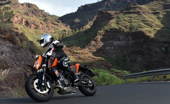 The 690 Duke has always been at home on tight, undulating roads, but its horizons have expanded to include highways.