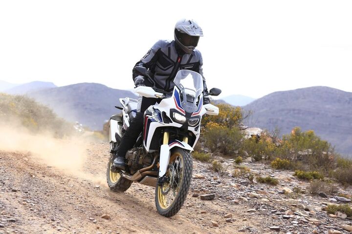 I’m an early adopter of new technologies, and previous experience with DCT bikes certainly helped with me being comfortable so quickly on the DCT Africa Twin. By the end of two days of riding, I found myself choosing to be aboard the DCT model, on asphalt or dirt, in Automatic, Sport III mode. If I desired a gear other than what DCT had chosen, it was only a quick push of a button away.