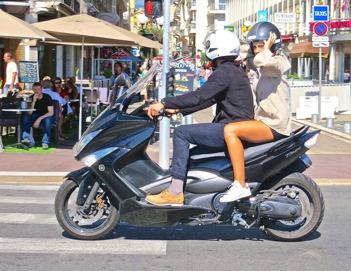 The most efficient and stylish form of travel on the French Riviera is the motor scooter.
