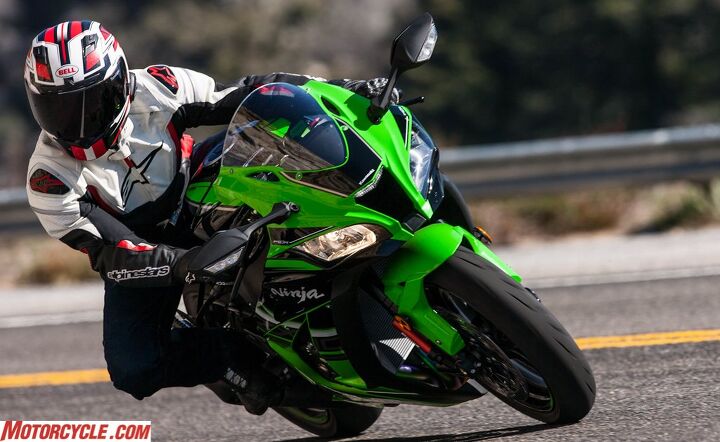 Kawasaki did a commendable job tuning its latest suspension on the ZX-10R to be both compliant on the street and controlled on track. 