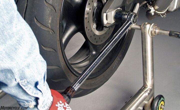 When considering torque wrenches, many people only think of big jobs, like axles and engine mounts. Once you have a torque wrench, however, you’ll find all kinds of uses for it – and be confident that your motorcycle’s fasteners are tightened to factory specifications.