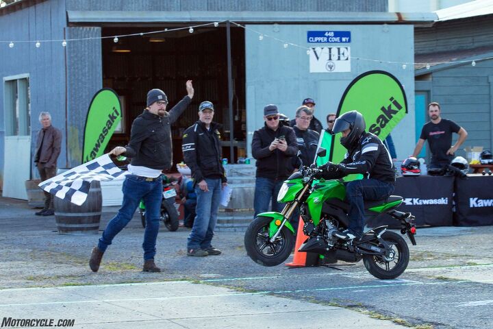 If you’re looking for cheap thrills, then Kawasaki has a winner with the Z125 Pro. And yes, it’ll pull clutch-up wheelies. All that’s left to do now is a battle royale with the Honda Grom.
