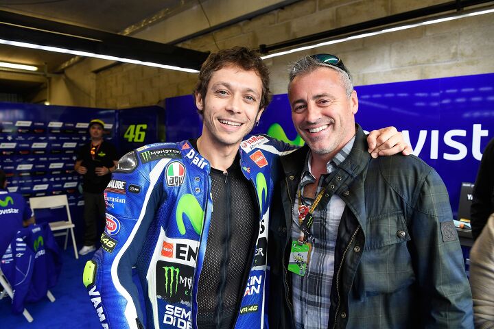 Valentino Rossi doesn't have a teammate for next season yet but at least he's found a Friend.