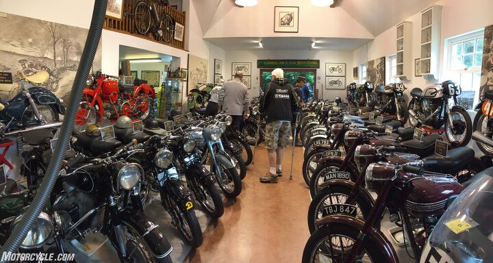 The A.R.E Motorcycle museum. 