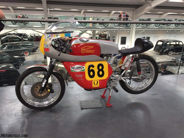 A Ducati 250 racebike in the IOM Motor Museum collection.
