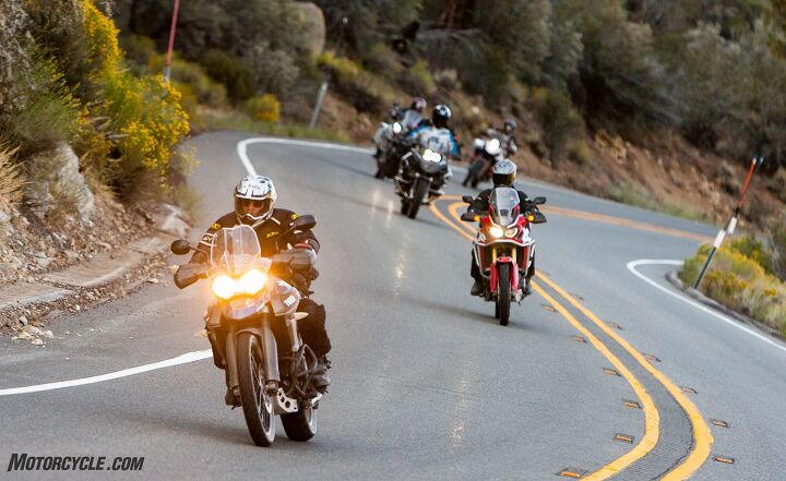 Adventure bikes are available in a variety of sizes, weights and prices. Some are more off-road-worthy, while others prefer paved adventures, and a few can almost match a Gold Wing bell-for-bell and whistle-for-whistle in a touring role.