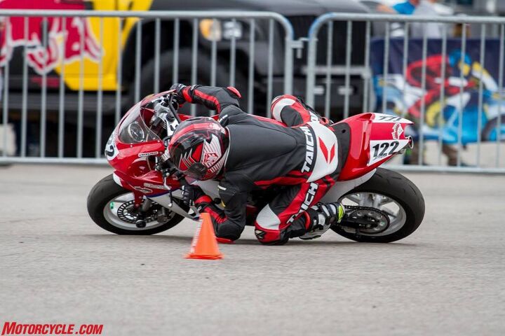 Blake Davis is 9 years old and already getting his elbow on the ground on a motorcycle. This year MotoAmerica has been showcasing the Kayo MR125, and the youth who ride them, at each round.