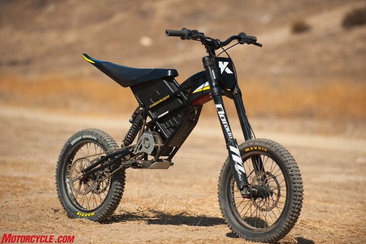 Part electric motorcycle, part mountain bike, the Kuberg Freerider is definitely something different.