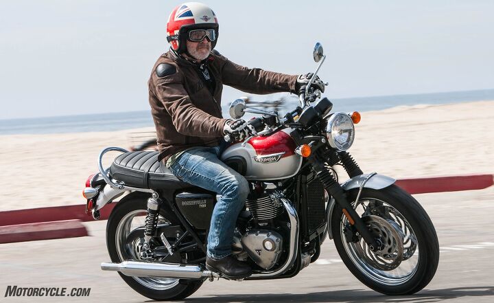 Of course, this is the only good shot we have of JB wearing the proper helmet on the appropriate motorcycle. 