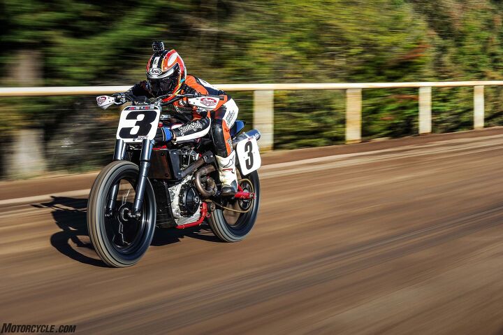 Indian’s new Scout FTR750 is on a mission to conquer the world of American flat track racing. Motorcycle.com guest tester Chris Carr swung a leg over the machine to evaluate it on the day after the 2016 AMA Pro Flat Track season-ending Santa Rosa Mile.