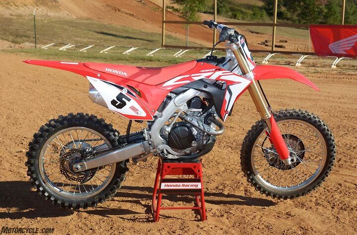 The 2017 Honda CRF450R has been a long time in coming, but its all-new Unicam engine, chassis and new suspension make the big red machine a serious contender in the 450cc motocross class.