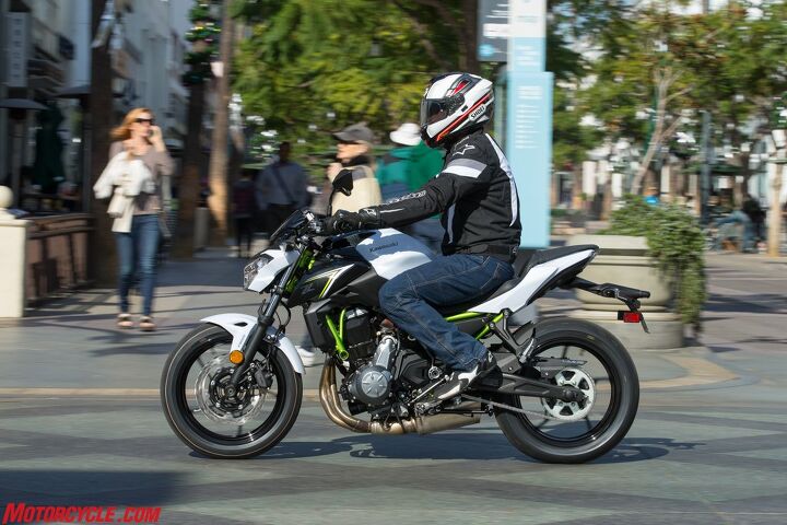 In the market for an inexpensive naked bike that’s also comfortable and stylish? Kawasaki’s Z650 ticks all those boxes.