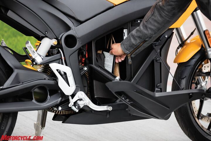 Stick your tablet, or maybe your lunch, in the storage compartment of the Zero S ZF6.5.