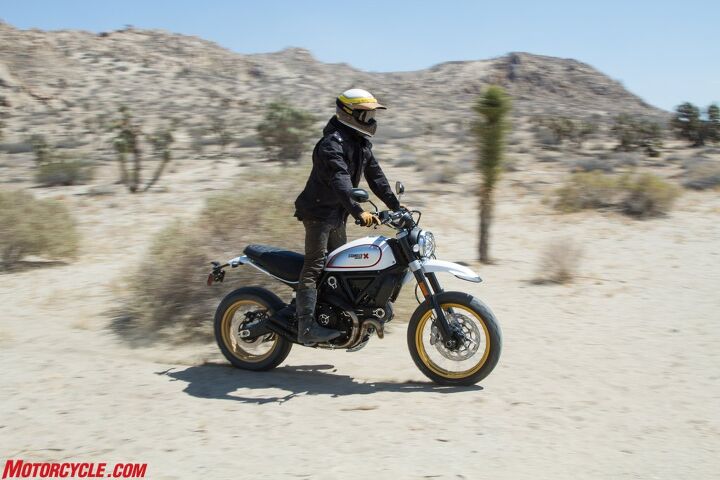 The Desert Sled is at home when the pavement runs out and only dirt lies ahead.