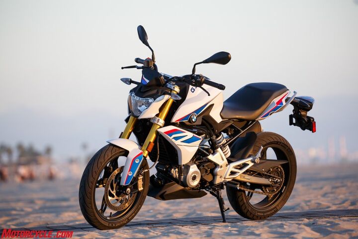 The G310R may be manufactured in India, but TVS Motor Company has a very close working relationship with BMW. There’s a dedicated production line within the TVS facility strictly for the G310, with assembly-line workers trained by BMW. 