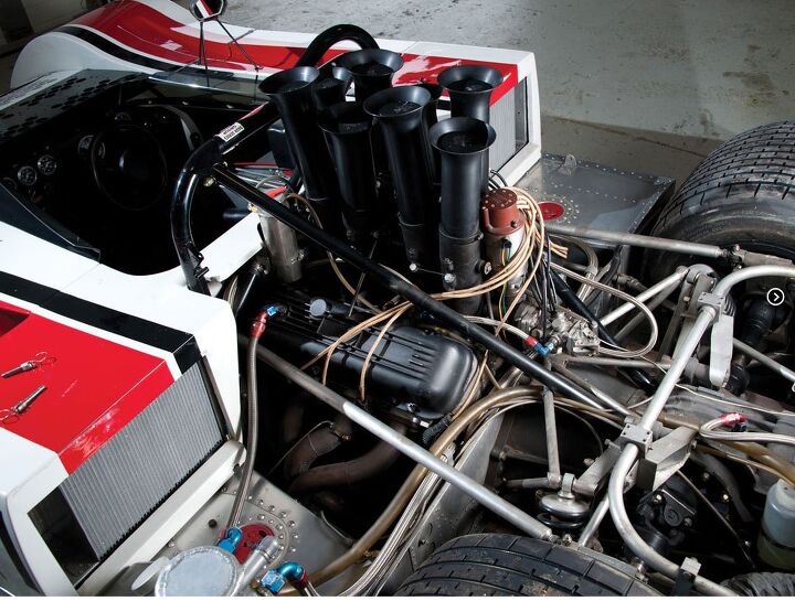 Now we’re talking torquey: Can-Am cars in the ’70s used big-block V-8s tuned for torque in part by using long intake runners.