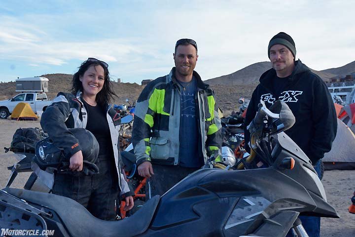 Sharla Carstars (left) drove down all the way from Edmonton, Alberta, Canada, with her friends to experience Taste of Dakar. She was one of eight women riders to take on the event.