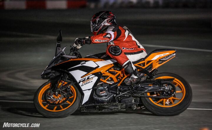 KTM RC390 with Michelin Power RS tires