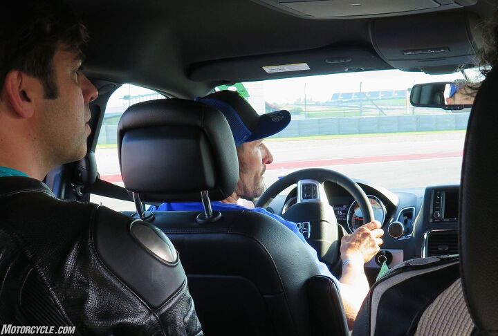 It really was the last straw when Josh Hayes passed me in a Grand Caravan. After that I threw in the towel. Actually COTA does have four corners so tight you really could go around them quicker in a minivan.