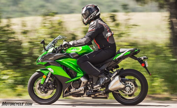 2017 Kawasaki Ninja 1000 ABS ergonomics