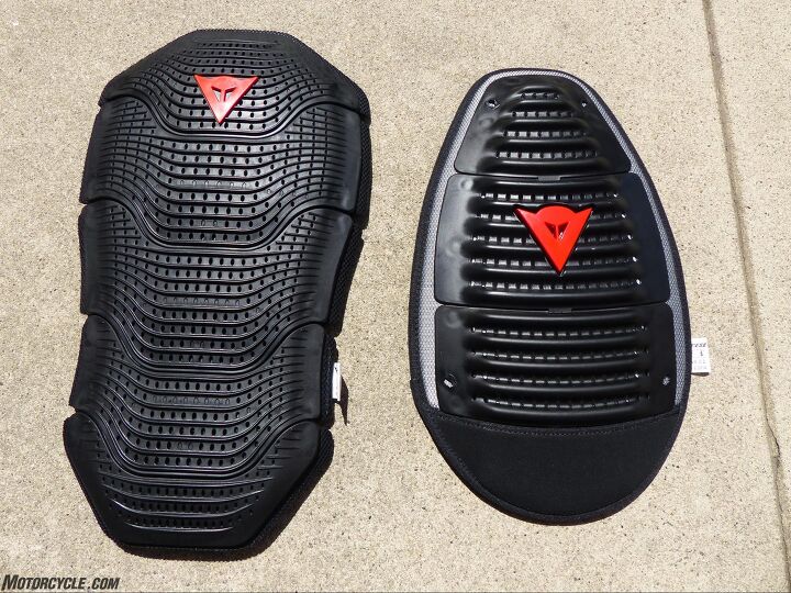 Dainese Super Speed Textile Jacket Manis G2 and Wave G2 back protectors